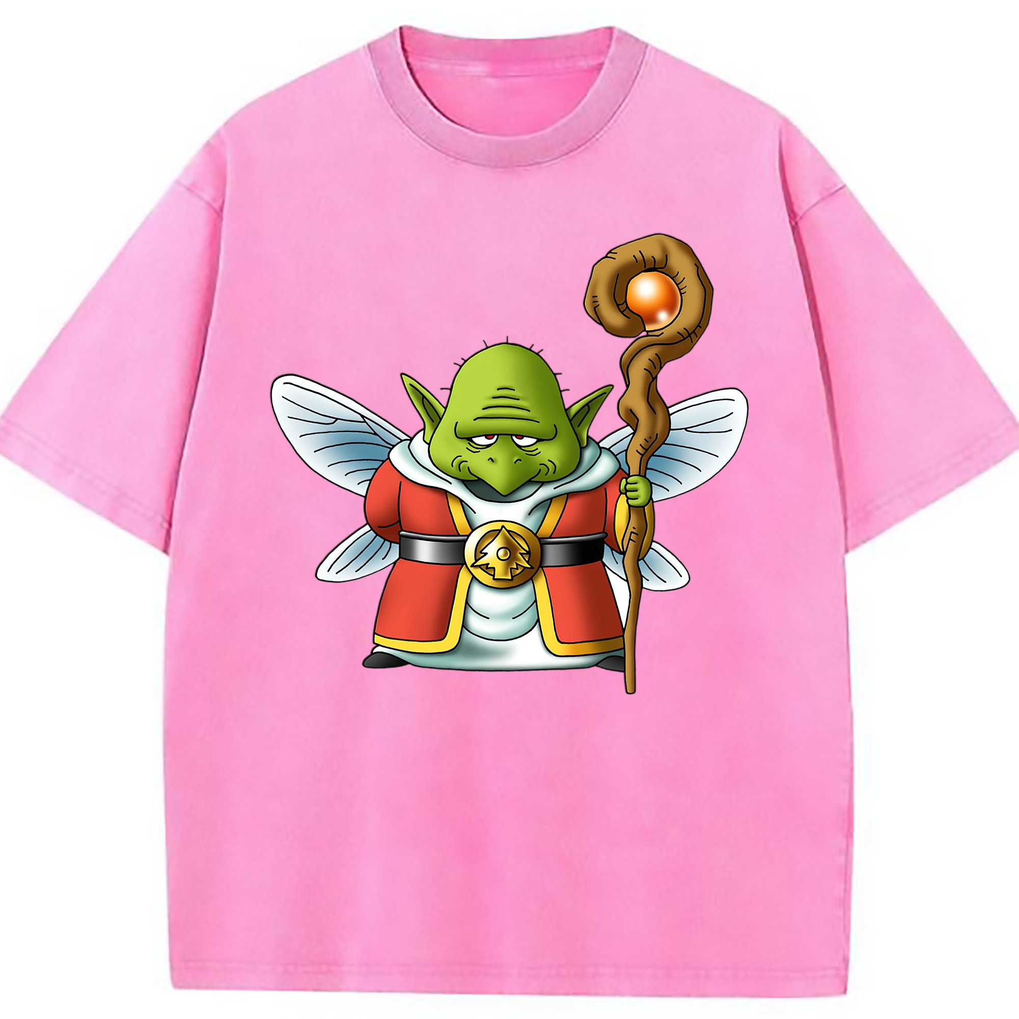 （画像用） ドラゴンクエスト Doragon Kuesuto Dragon Quest 綿100% ヴィンテージ風 半袖Tシャツ（フロントプリント）